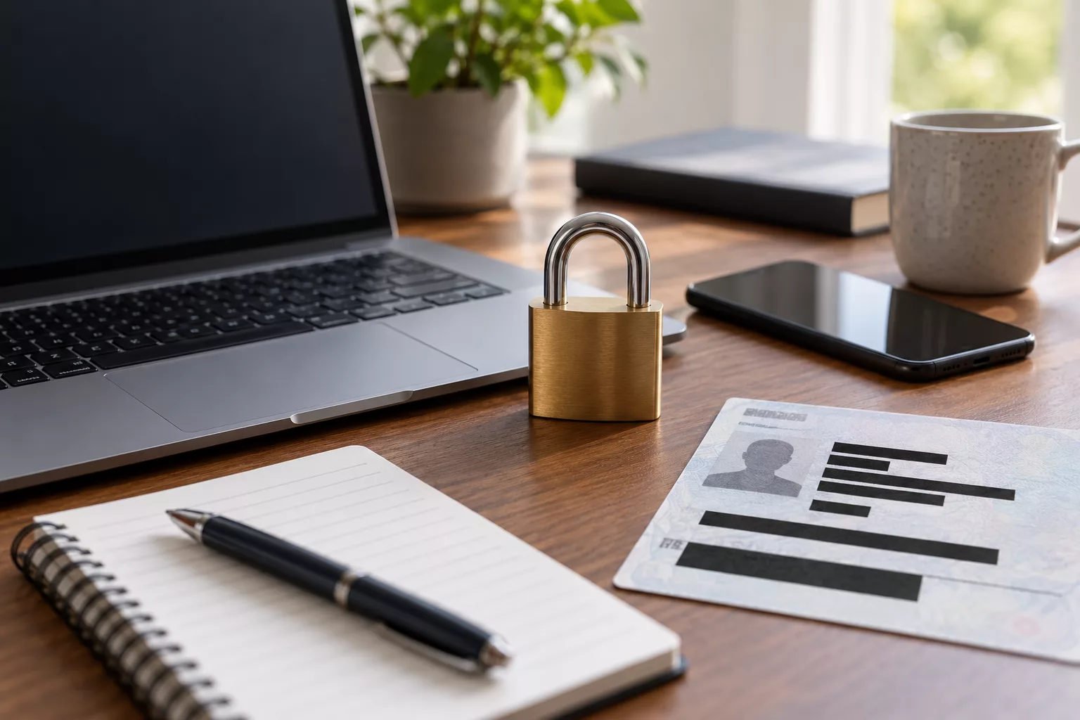 SpinRio editorial illustration: Passwords, Phishing and Account Safety
